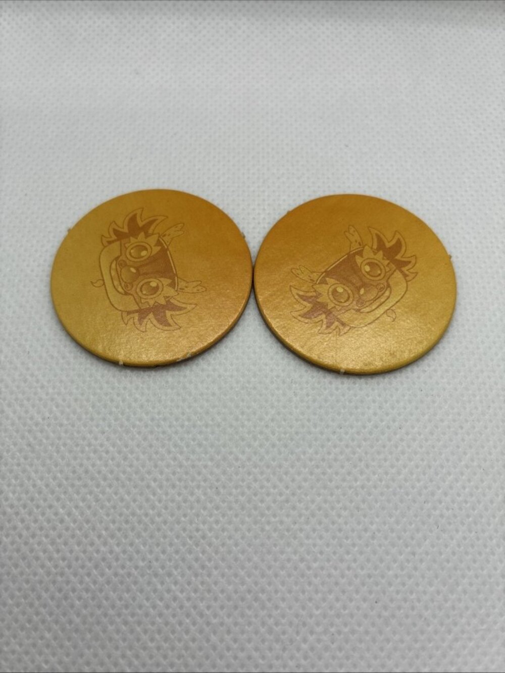 Ni Hao Kai Lan Dragon Boat Race Game 2 Golden Coin Tokens Replacement Parts
